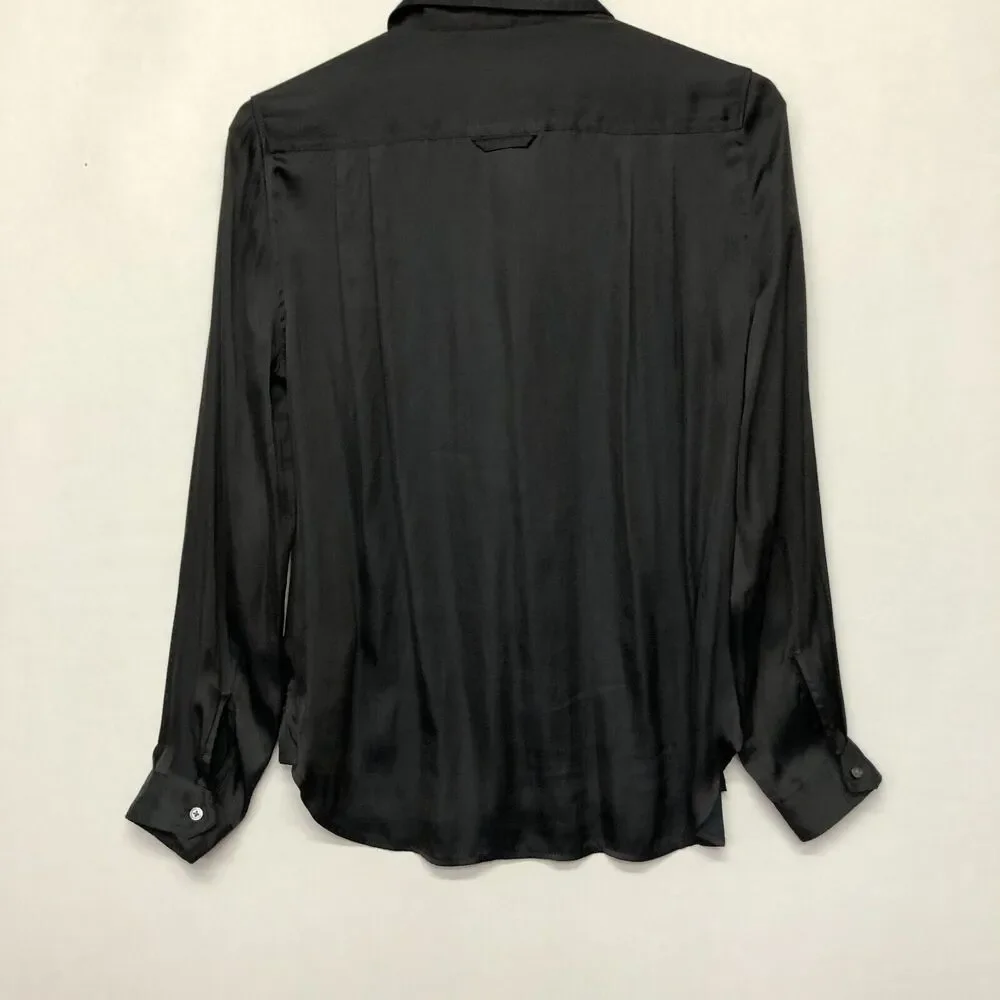 Banana Republic Black Button Down Shirt - Picture 14 of 14